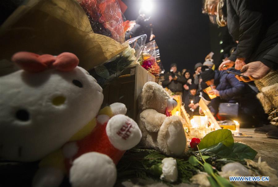 CANADA-TORONTO-CONDOLENCE-UKRAINIAN PLANE CRASH-VICTIMS