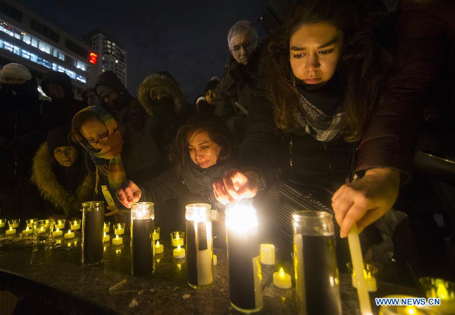 CANADA-TORONTO-CONDOLENCE-UKRAINIAN PLANE CRASH-VICTIMS