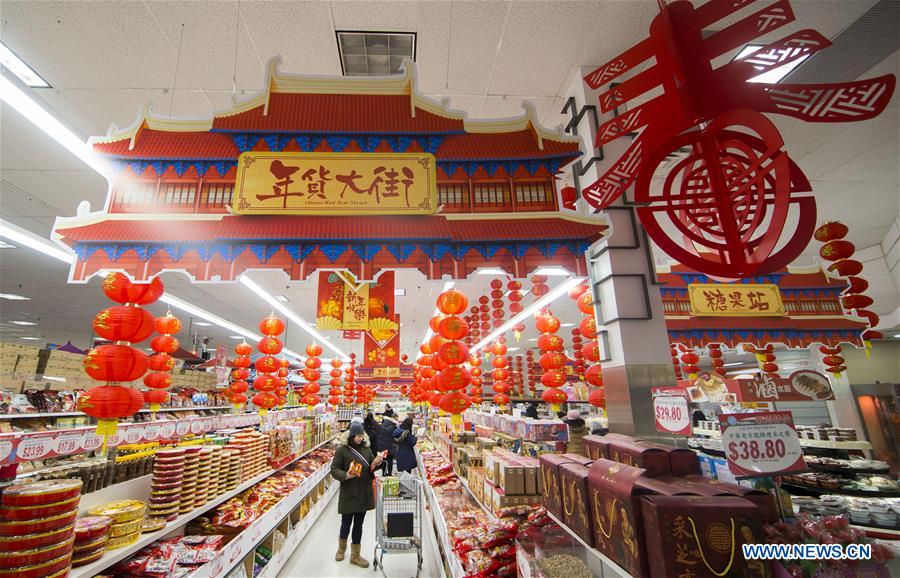 CANADA-TORONTO-CHINESE LUNAR NEW YEAR-DECORATION