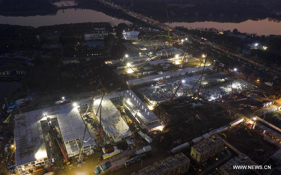 CHINA-WUHAN-HUOSHENSHAN HOSPITAL-CONSTRUCTION (CN)