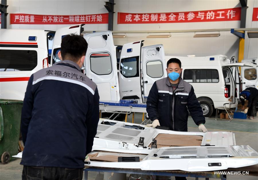 CHINA-SHANDONG-QINGDAO-AMBULANCE-PRODUCTION (CN)