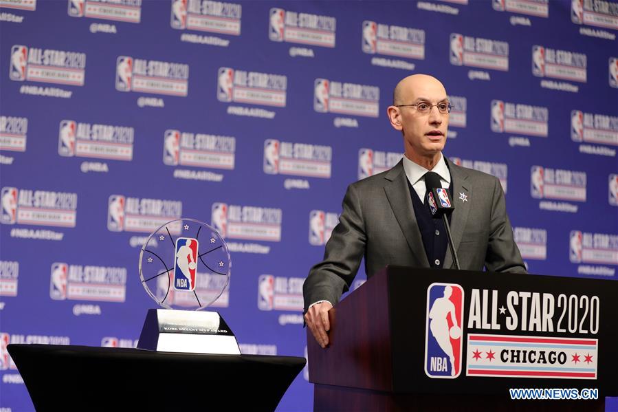 (SP)U.S.-CHICAGO-NBA-ALL STAR 2020-FIGHT AGAINST VIRUS