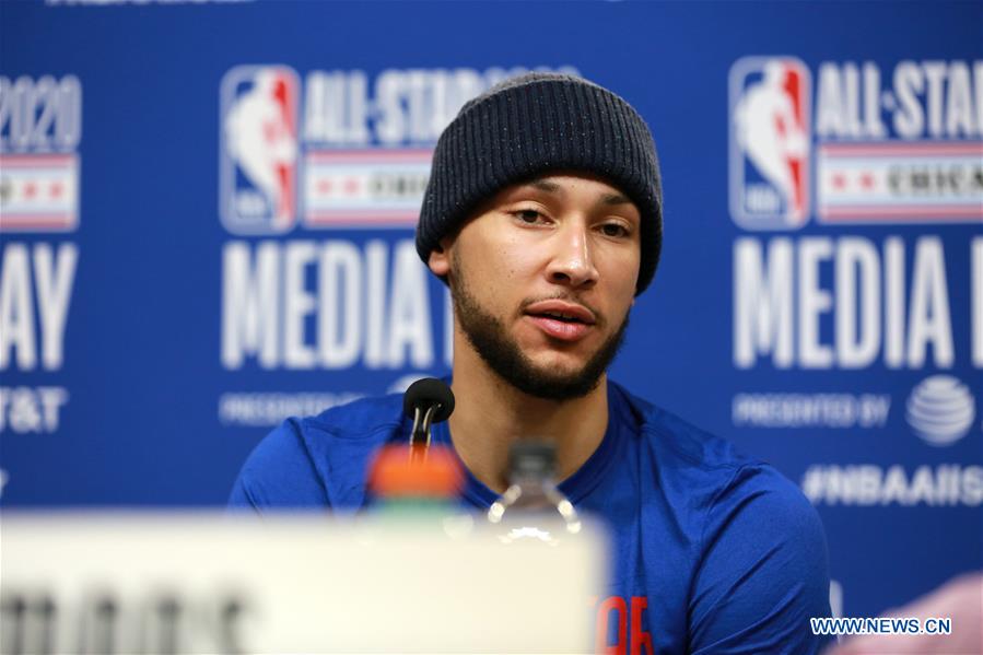 (SP)U.S.-CHICAGO-NBA-ALL STAR 2020-FIGHT AGAINST VIRUS