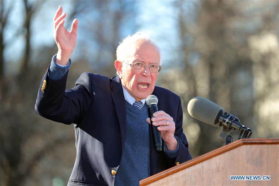 U.S.-CHICAGO-PRESIDENTIAL ELECTION-BERNIE SANDERS-RALLY