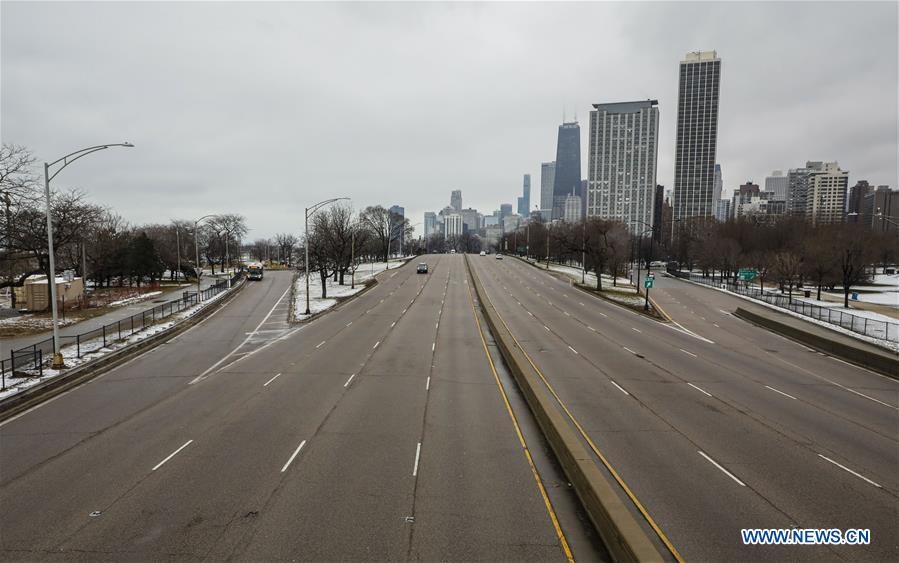 U.S.-CHICAGO-COVID-19-STAY-AT-HOME