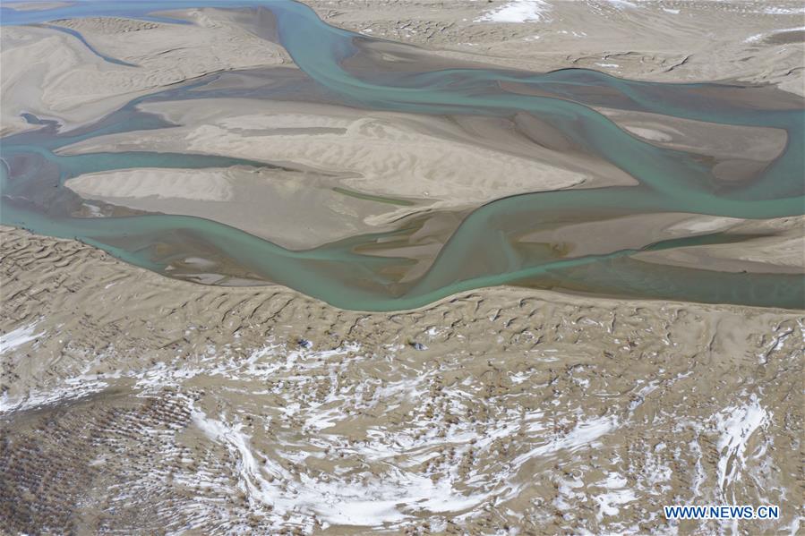 CHINA-TIBET-YARLUNG ZANGBO RIVER-SNOW SCENERY (CN)