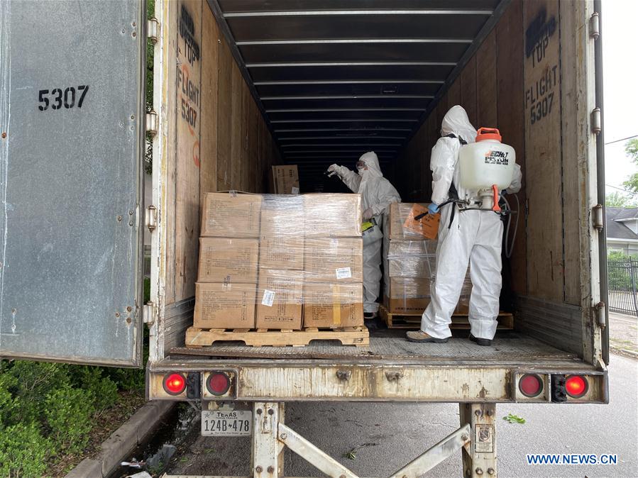 U.S.-HOUSTON-CHINA-HEALTH KITS-DISTRIBUTION-COVID-19