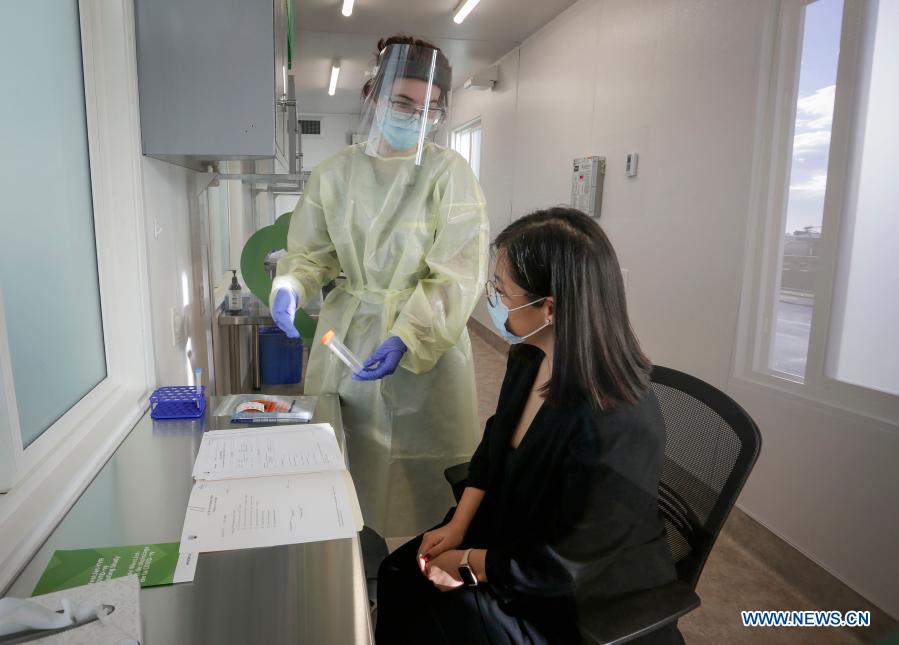 of rapid covid-19 testing before taking flights at vancouver