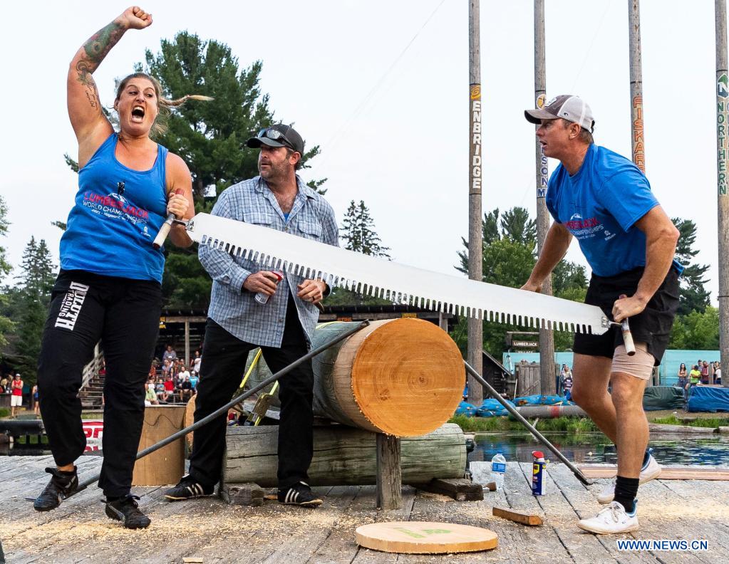 61st Lumberjack World Championships held in Wisconsin, U.S. Xinhua