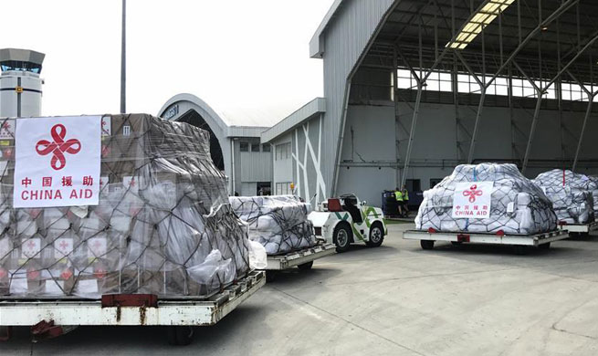 First batch of China's humanitarian aid for Indonesia's quake-hit victims arrives