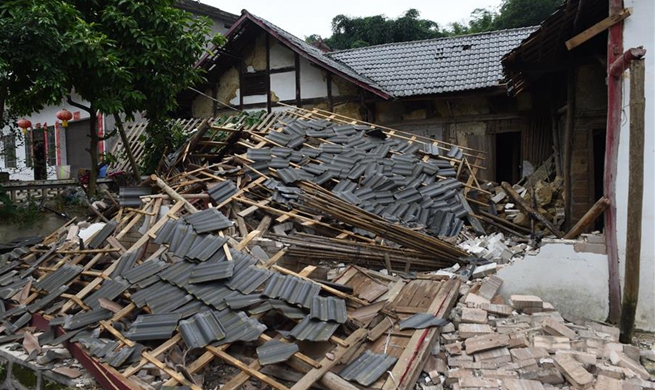Aftermath of SW China earthquake