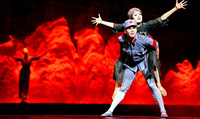 Ballet drama called "Sparkling Red Star" staged in Shijiazhuang