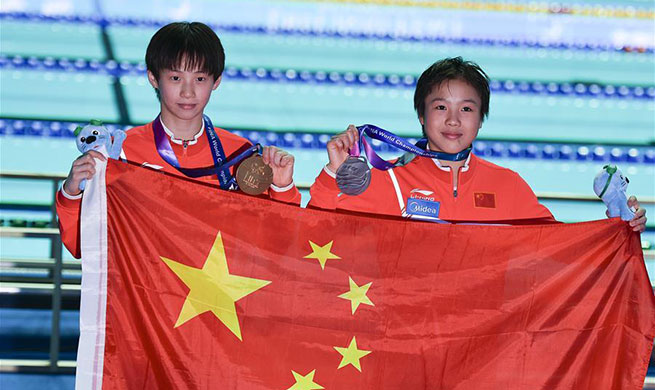 China's Chen wins women's 10m platform final at FINA World Championships