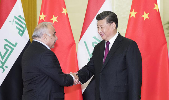 Xi meets Iraqi PM on bilateral cooperation, situation in Middle East, Gulf region