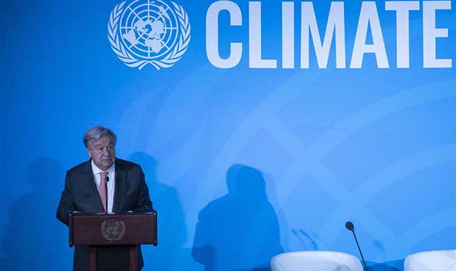 Guterres urges concrete action at UN climate summit