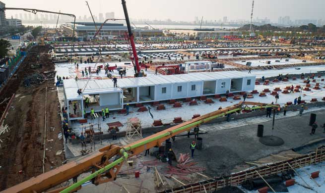 Two hospitals for novel coronavirus treatment under construction in Wuhan