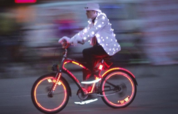 In pics: "Bike The Night" event in Canada