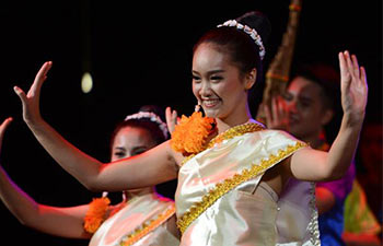Dancers perform traditional Lao cultural show in Vientiane