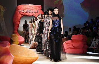 Creations presented at Shanghai Fashion Week