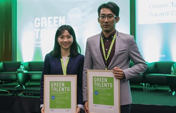 Spotlight: 2 Chinese scientists win Germany's Green Talents Award