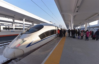 High-speed railway starts operation in China's coldest region