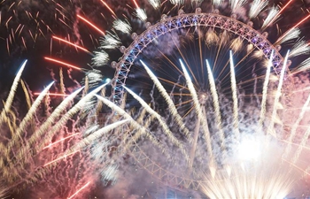 In pics: London New Year's Eve fireworks