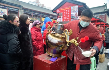 Tourists visit Tianjin on first day of Chinese Lunar New Year