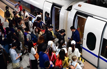 Zhengzhou railway system witnesses travel rush as Labor Day holiday ends