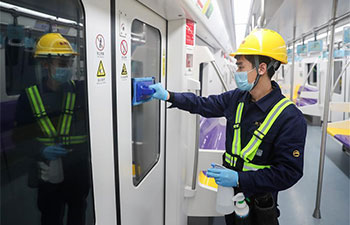 Shanghai Metro increases frequency of cleaning, disinfection in carriages