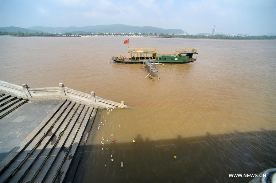 CHINA-CHANGSHA-XIANGJIANG RIVER-WATER LEVEL-RISE (CN) 