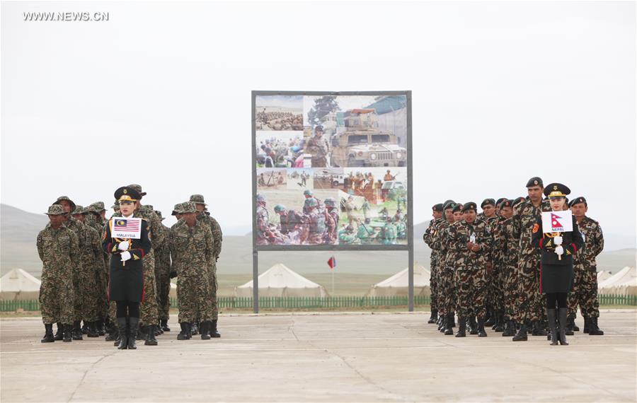 MONGOLIA-ULAN BATOR-PEACEKEEPING-DRILL