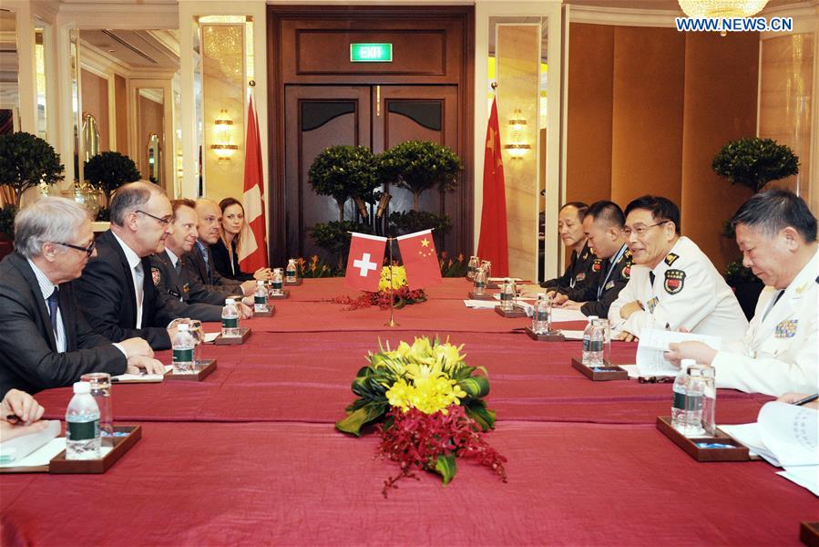 SINGAPORE-SHANGRI-LA DIALOGUE-CHINA-SWITZERLAND-MEETING