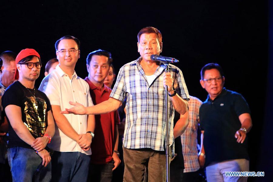PHILIPPINES-DAVAO-RODRIGO DUTERTE-VICTORY PARTY