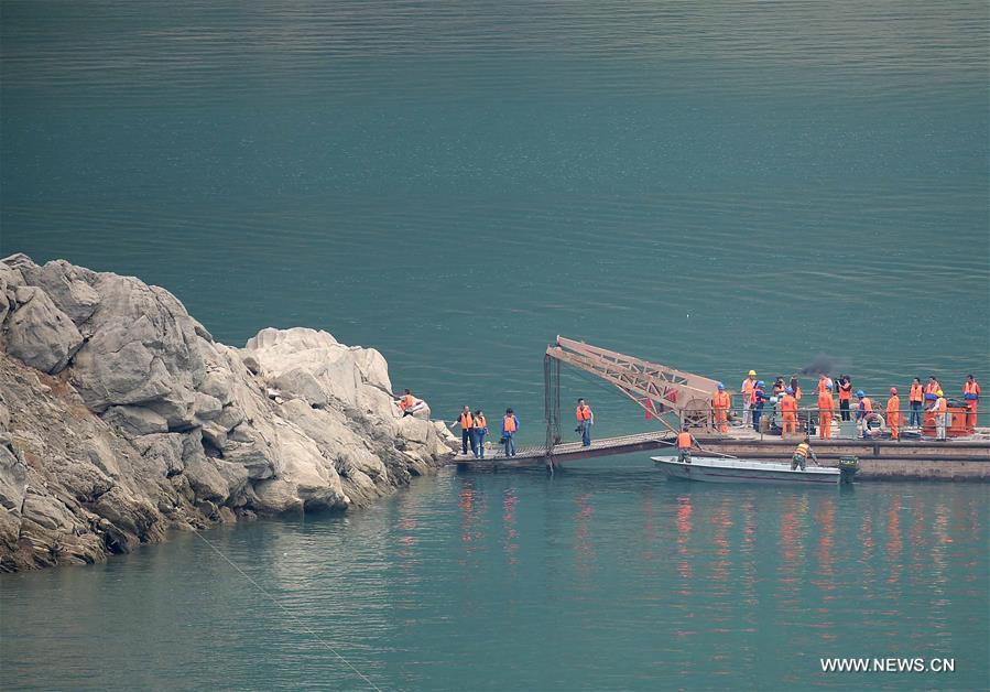 So far, the accident has left two people dead, including a child, and 13 others missing. Rescue work still continues. So far, the accident has left two people dead, including a child, and 13 others missing. Rescue work still continues.