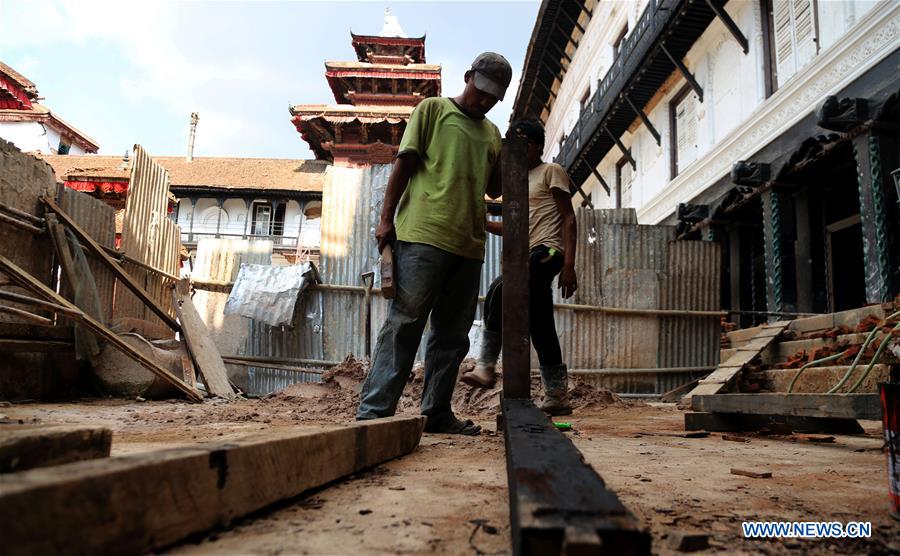 NEPAL-KATHMANDU-RECONSTRUCTION