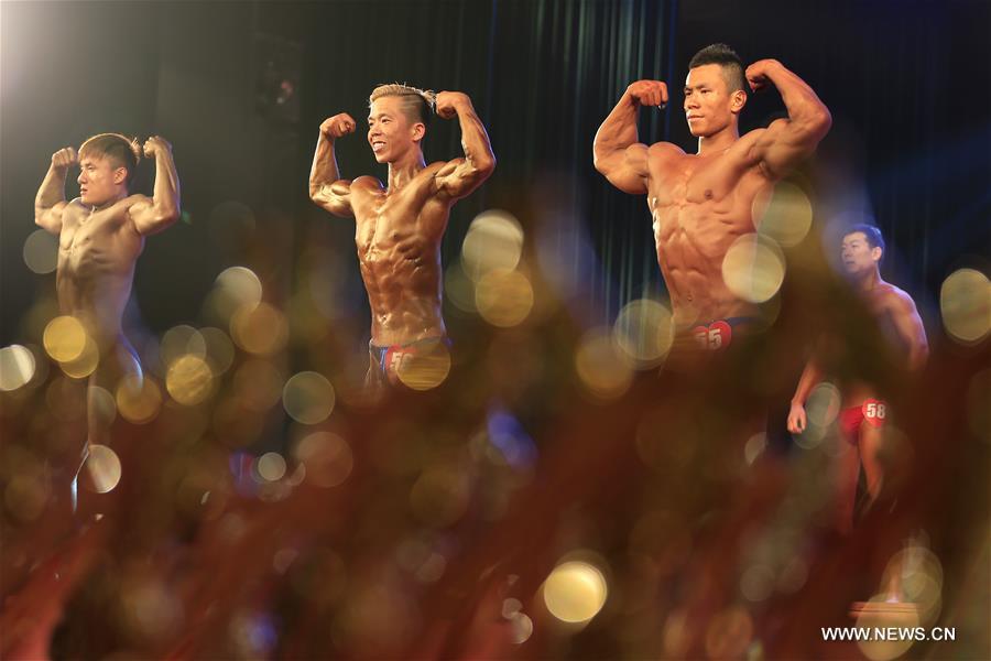 More than 200 contestants attended a bodybuilding culture festival on Friday in Xuyi. More than 200 contestants attended a bodybuilding culture festival on Friday in Xuyi.