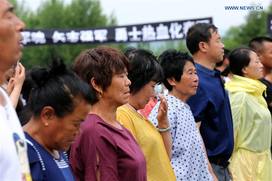 CHINA-JILIN-CHINESE UN PEACEKEEPER-FUNERAL SERVICE (CN)