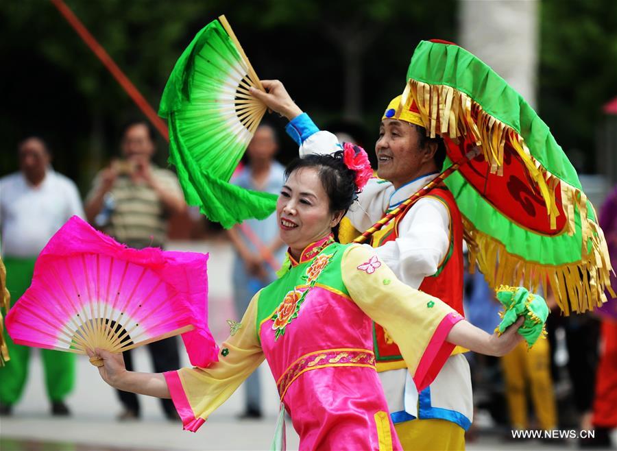 The exhibition was held to mark China's 11th Culture Heritage Day. 