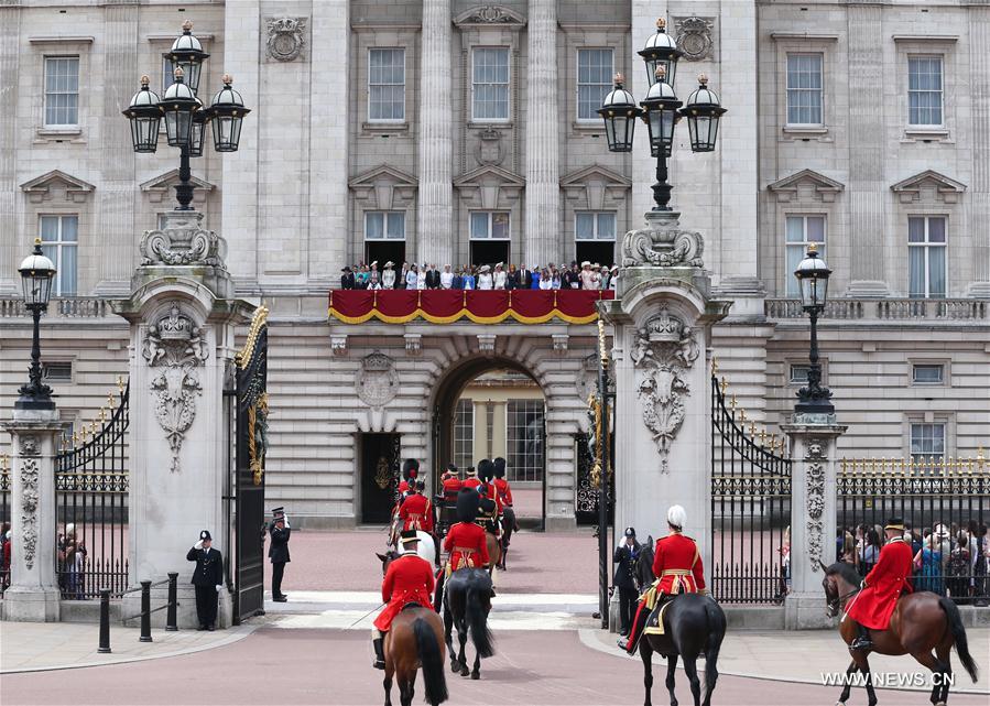 BRITAIN-LONDON-ROYAL-QUEEN-BIRTHDAY CELEBRATION