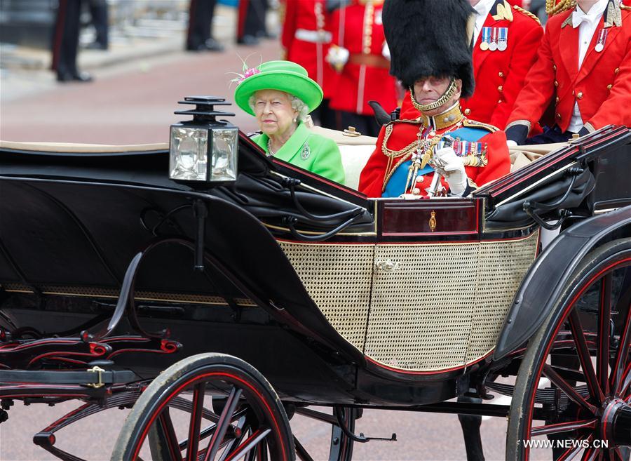 BRITAIN-LONDON-ROYAL-QUEEN-BIRTHDAY CELEBRATION