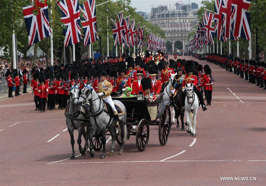 BRITAIN-LONDON-ROYAL-QUEEN-BIRTHDAY CELEBRATION