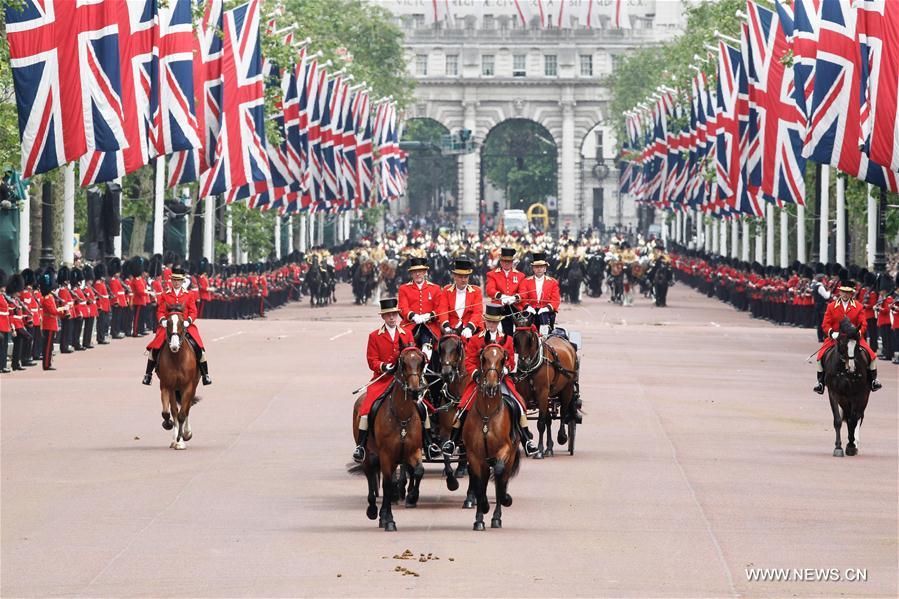 BRITAIN-LONDON-ROYAL-QUEEN-BIRTHDAY CELEBRATION