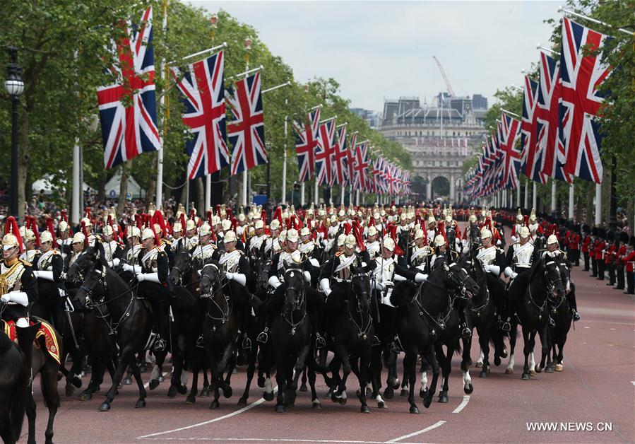 BRITAIN-LONDON-ROYAL-QUEEN-BIRTHDAY CELEBRATION