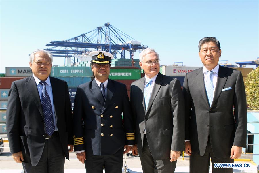 GREECE-PIRAEUS PORT-COSCO-VESSEL-PANAMA CANAL