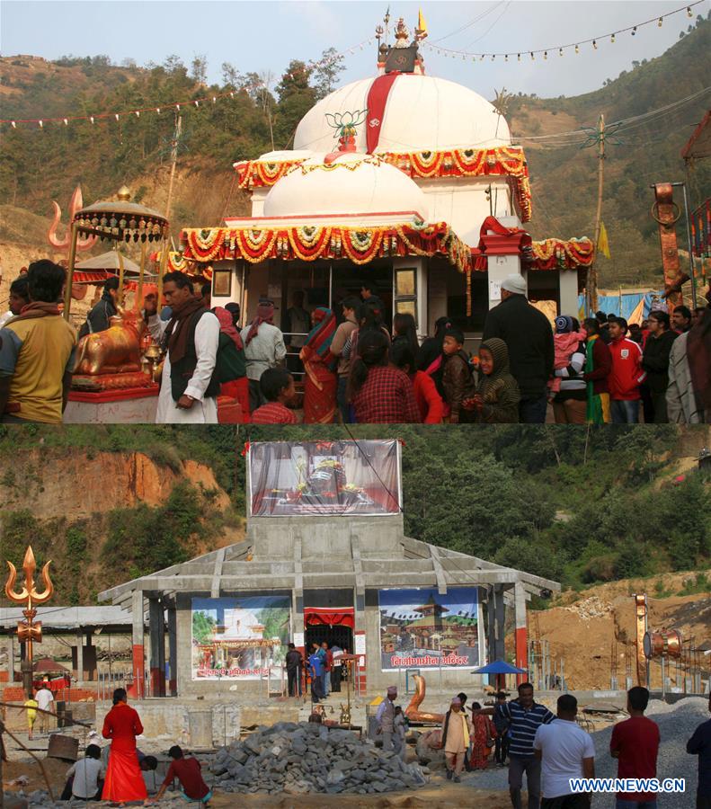 NEPAL-BHAKTAPUR-DOLESHWOR MAHADEV-RECONSTRUCTION