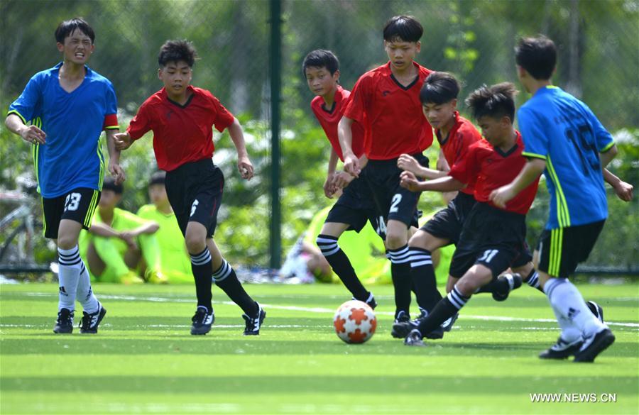 #CHINA-HUBEI-ENSHI-JUVENILE FOOTBALL GAME (CN)