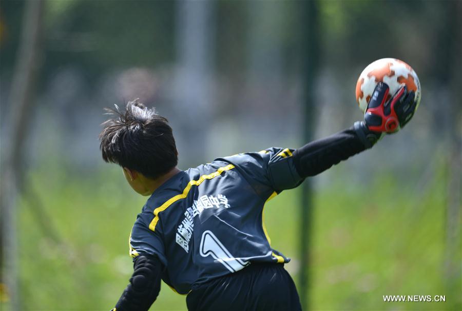 #CHINA-HUBEI-ENSHI-JUVENILE FOOTBALL GAME (CN)