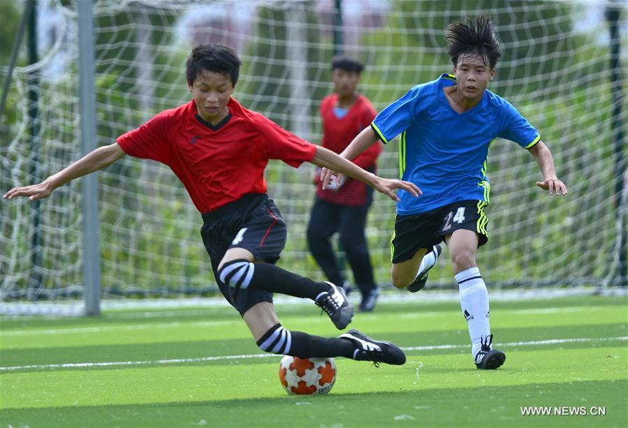 #CHINA-HUBEI-ENSHI-JUVENILE FOOTBALL GAME (CN)