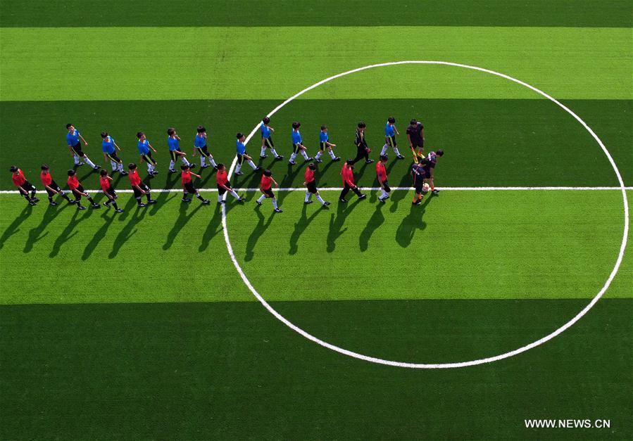 #CHINA-HUBEI-ENSHI-JUVENILE FOOTBALL GAME (CN)