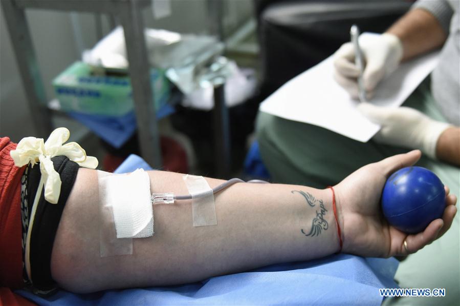 URUGUAY-MONTEVIDEO-WORLD BLOOD DONOR DAY